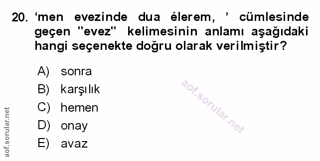 Soru 20