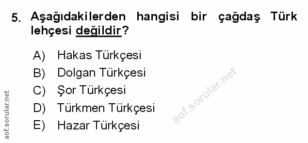 Soru 5
