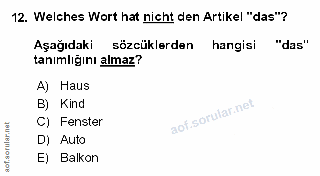 Soru 12