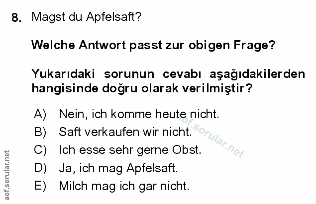 Soru 8