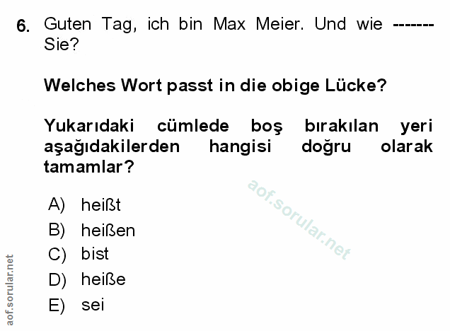 Soru 6