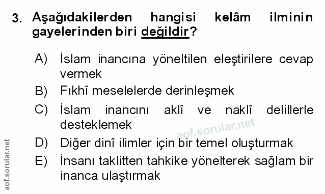 Soru 3