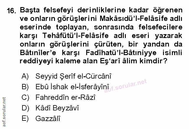 Soru 16
