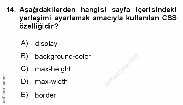 Soru 14