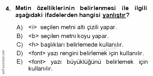 Soru 4