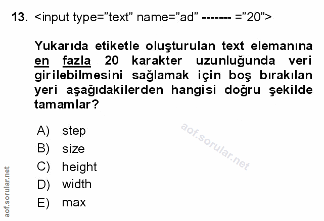 Soru 13