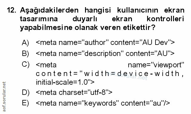 Soru 12