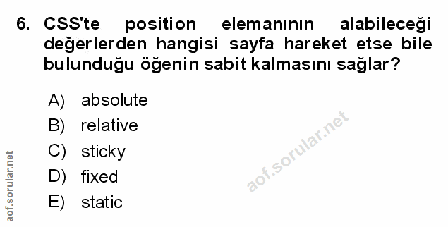 Soru 6