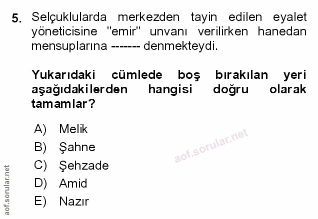 Soru 5