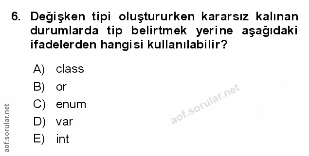 Soru 6