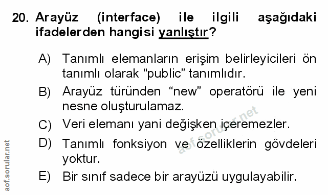 Soru 20