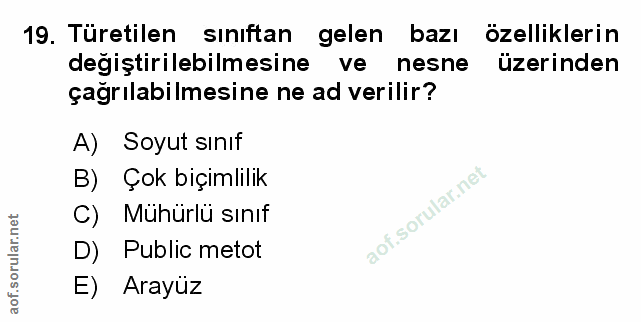 Soru 19