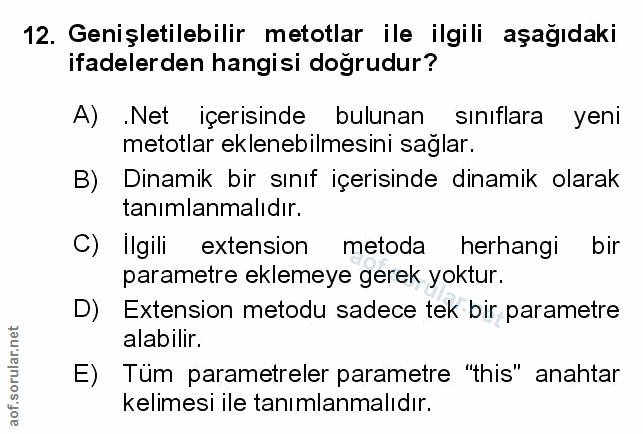 Soru 12