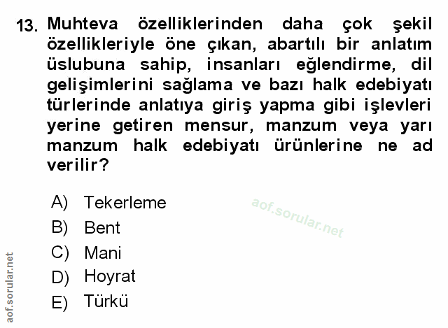 Soru 13