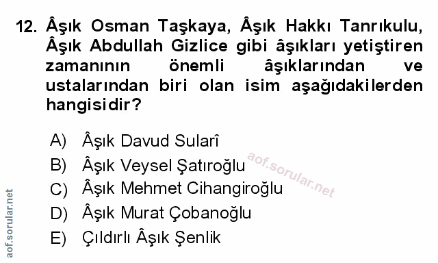 Soru 12
