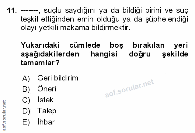 Soru 11