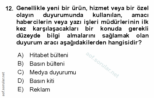 Soru 12
