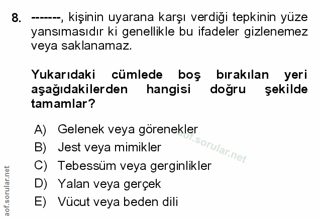 Soru 8
