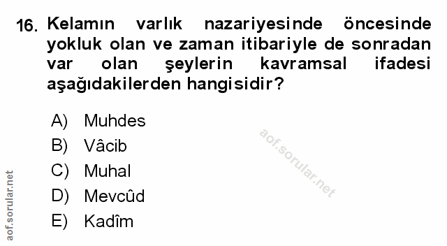 Soru 16