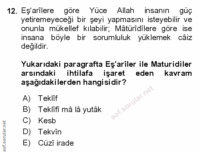 Soru 12