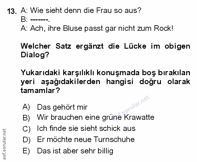 Soru 13