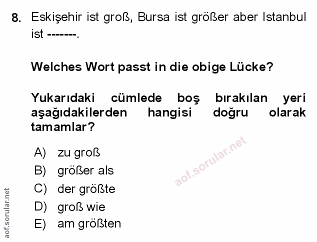 Soru 8