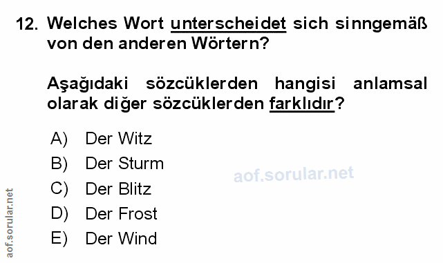 Soru 12