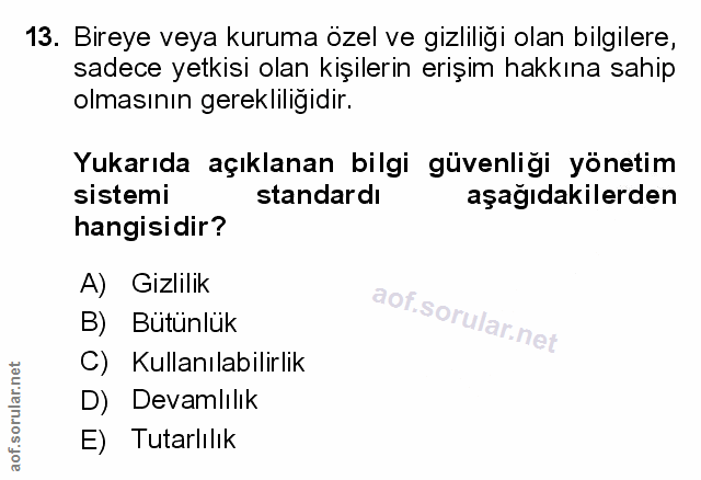 Soru 13