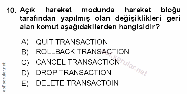 Soru 10