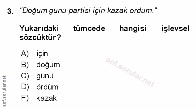 Soru 3