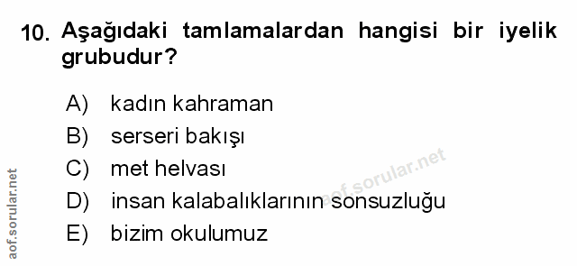Soru 10
