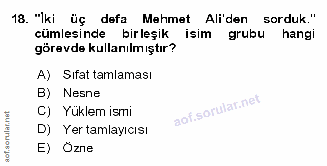 Soru 18
