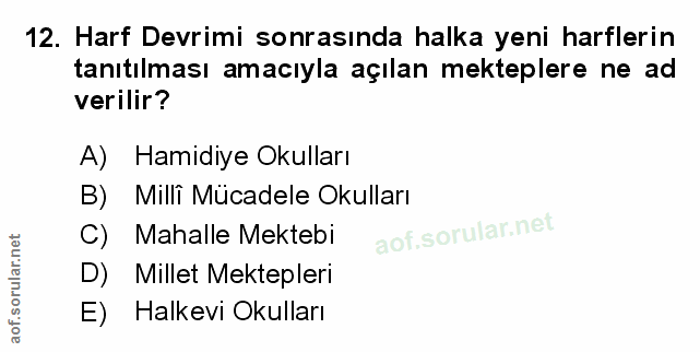 Soru 12