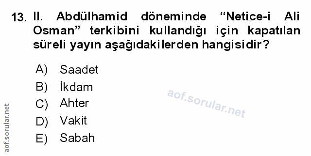 Soru 13