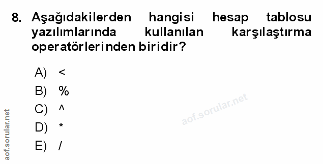 Soru 8