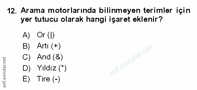 Soru 12