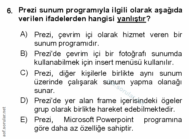Soru 6