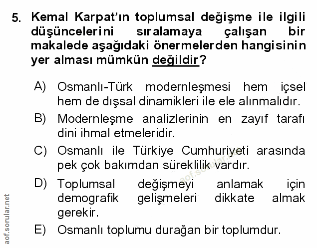 Soru 5