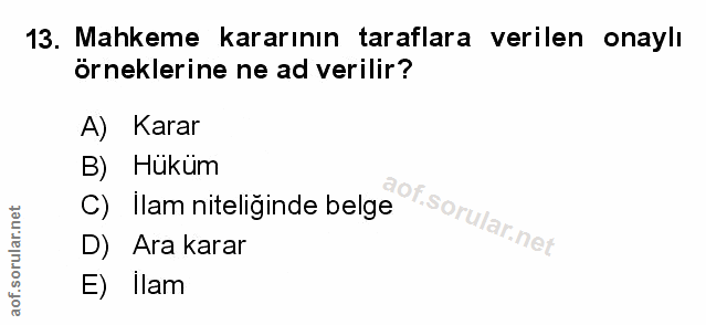 Soru 13