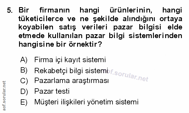 Soru 5