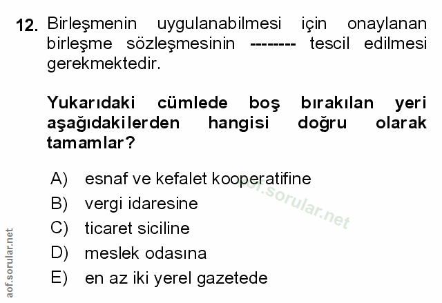 Soru 12