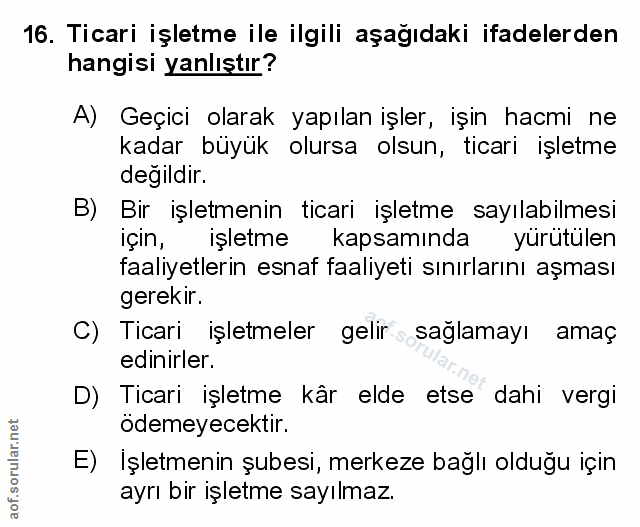 Soru 16
