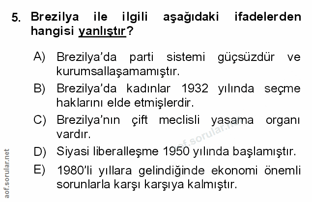 Soru 5