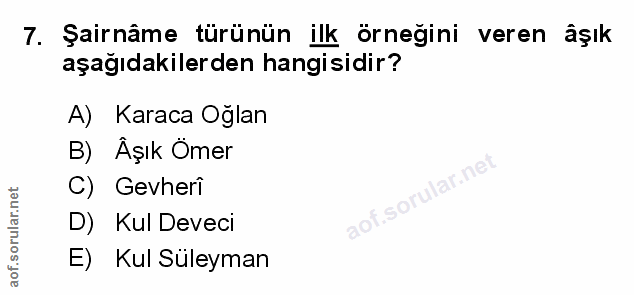 Soru 7