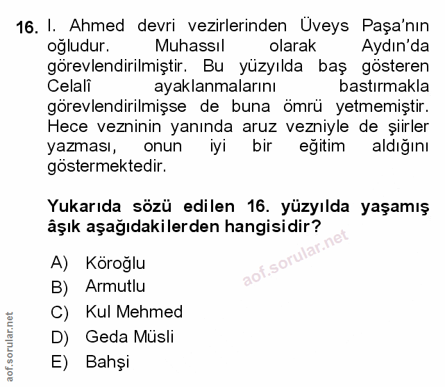 Soru 16