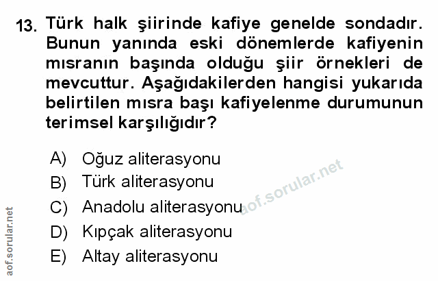 Soru 13