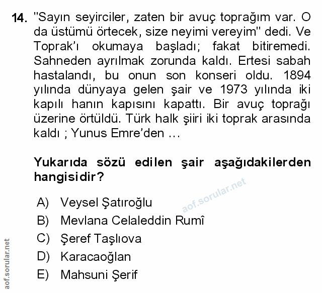 Soru 14