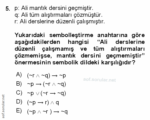 Soru 5