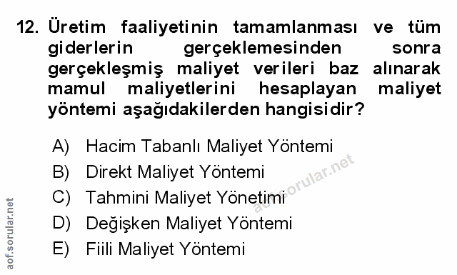 Soru 12