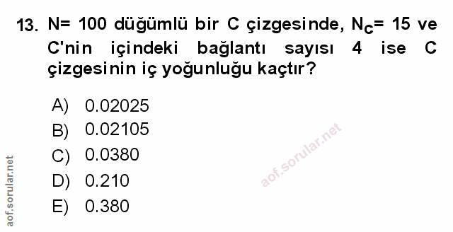 Soru 13